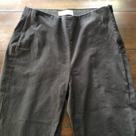 Everlane Side Zip High Rise Pant, Black, Sz 6 - Picture 7 of 13